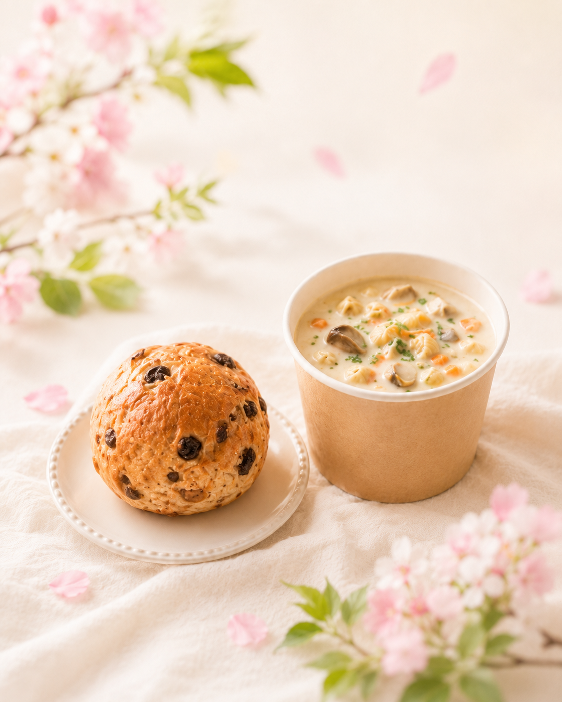 ランチにおすすめのくるみと完熟トマトの組み合わせ